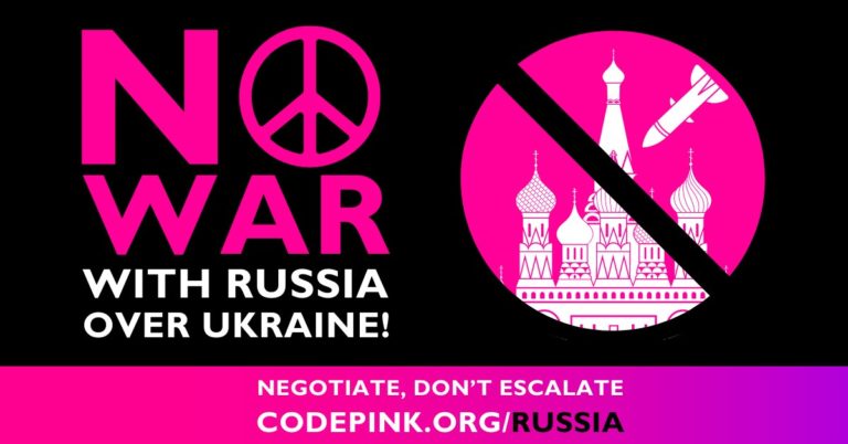 No War With Russia – Sat Feb 5, noon