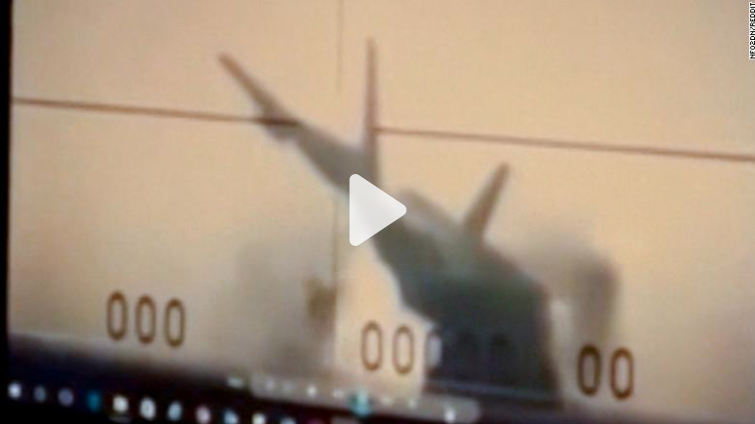 Newly leaked video shows F-35 crashing in flames on aircraft carrier